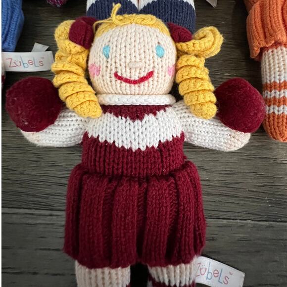 Zubels Knit Cheerleader Set of 4 - Picture 5 of 9